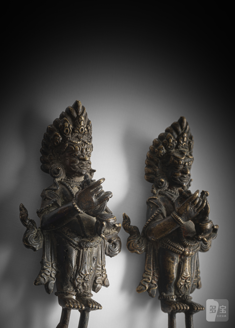 TWO BRONZE FIGURES OF MAHAKALA - 图4